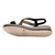 Silver and Black Gemstone Wedges: Comfortable open-toe slippers with premium rhinestone embellishments.