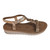 Bling silver crystal t-strap summer sliders for teen girls and adult women