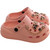 Light Pink Glitter Star & Bow Clog – Charming pink footwear highlighted by dainty bows and radiant butterfly embellishments.