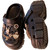 Black Gold Chain Umbrella Clog – Elegant black clogs with a statement gold chain and luxury umbrella embellishment.