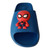 Bold blue Spiderman slides with a vibrant 3D charm and non-slip cushion sole.