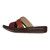 G.N.D Earthy Warm Tone Rhinestone Open-Toe Slides