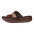 Affordable G.N.D Chic Charcoal Cream and Coral Slide Sandals