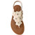 Girls 3D Flower Summer Sandals White