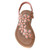 Pretty Princess Pink Layered Lace Flower Slingback Sandal for Kids