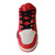 Heritage-inspired basketball sneaker dressed in an iconic gym red upper with a contrasting crisp white perforated vamp.