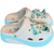 Vibrant Two-Tone Big Girls’ Summer Slides