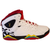 Affordable White/Multi-Color high-top sneaker for men with true-to-size fit.