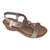 Metallic Silver Jeweled Open-Toe Elastic Slingback Slipper