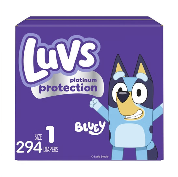 Luvs Platinum Protection Baby Diapers Size 1, 294 Count