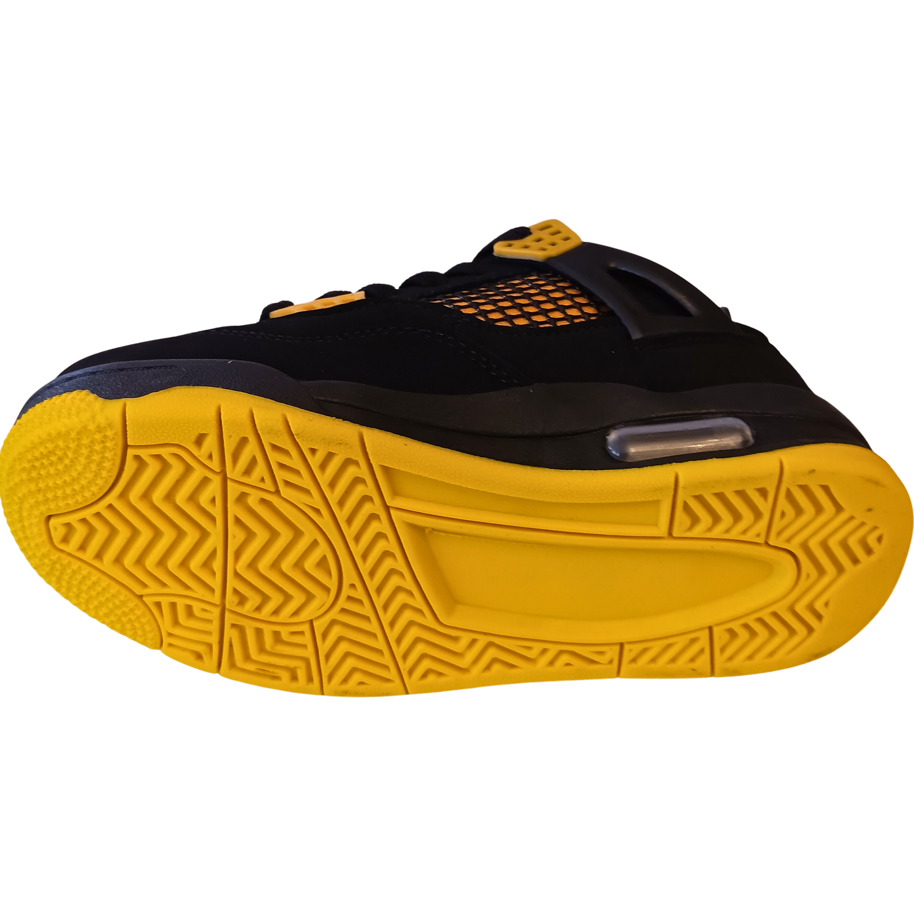 Loonyx Little Boys' Durable Black Yellow Sneakers