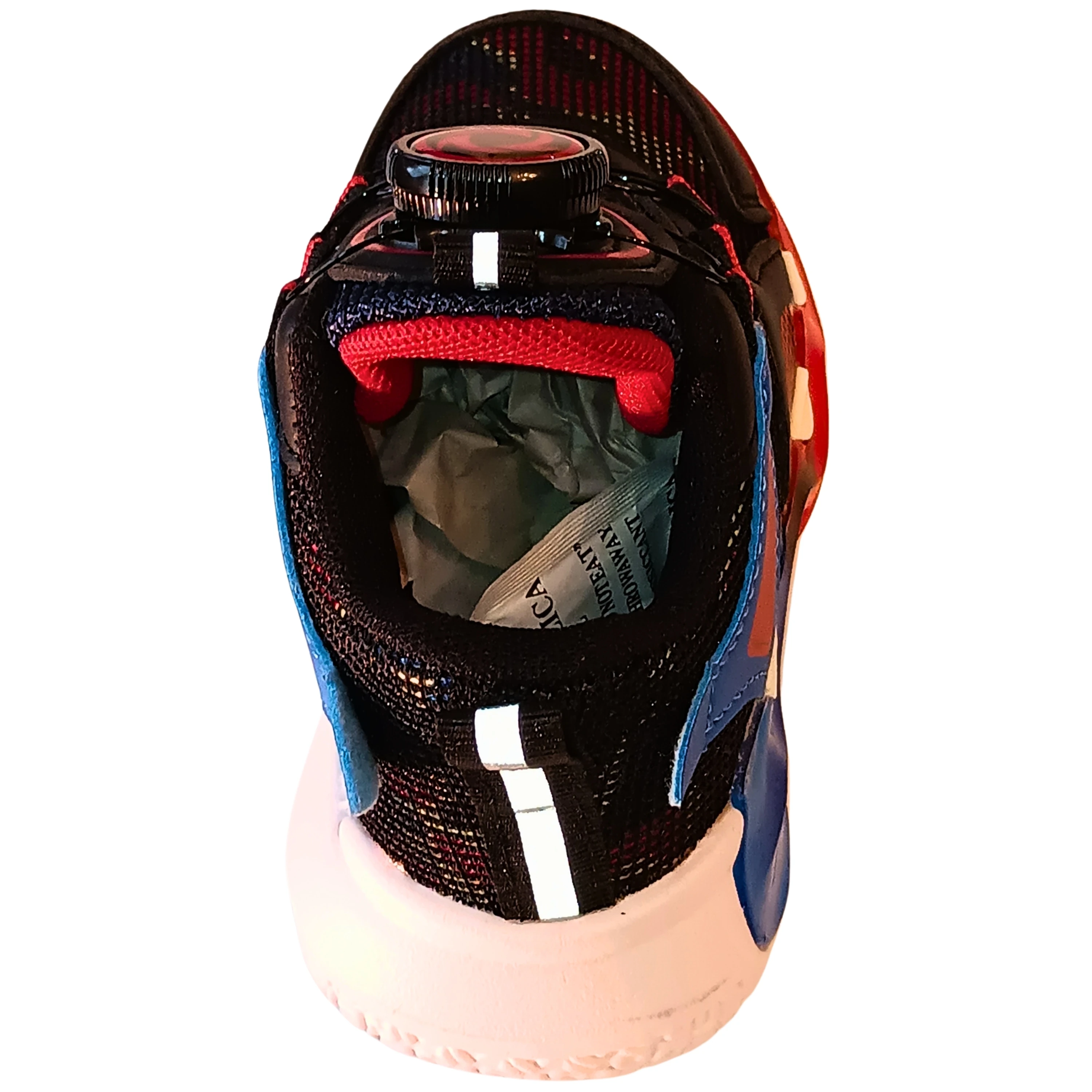 Red & Navy Quick-Click Mesh Runner