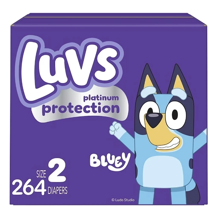 Luvs Platinum Protection Baby Diapers Size 1, 264 Count