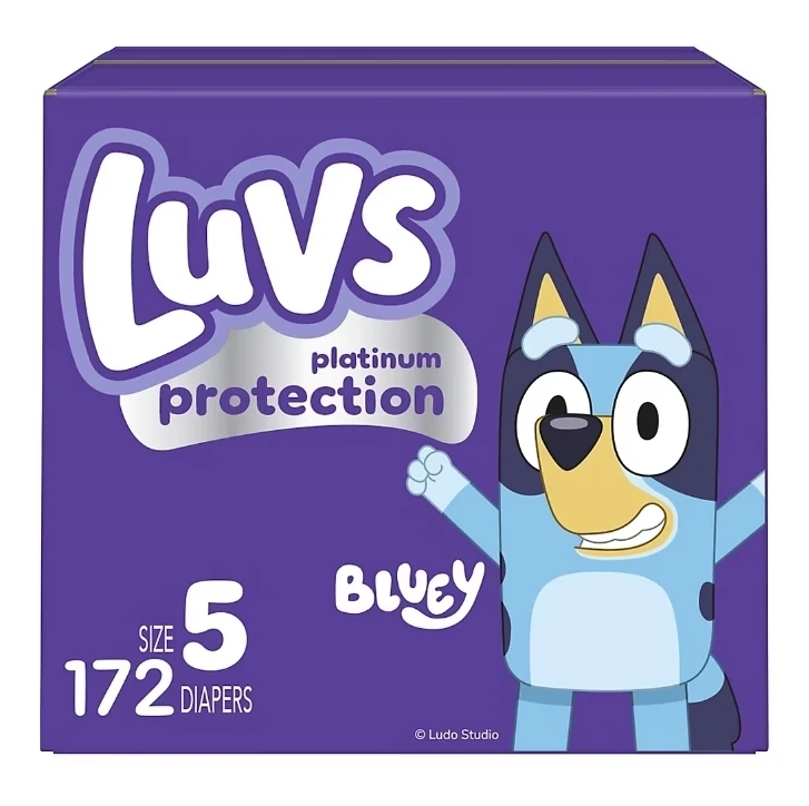 Luvs Platinum Protection Baby Diapers Size 1, 172 Count