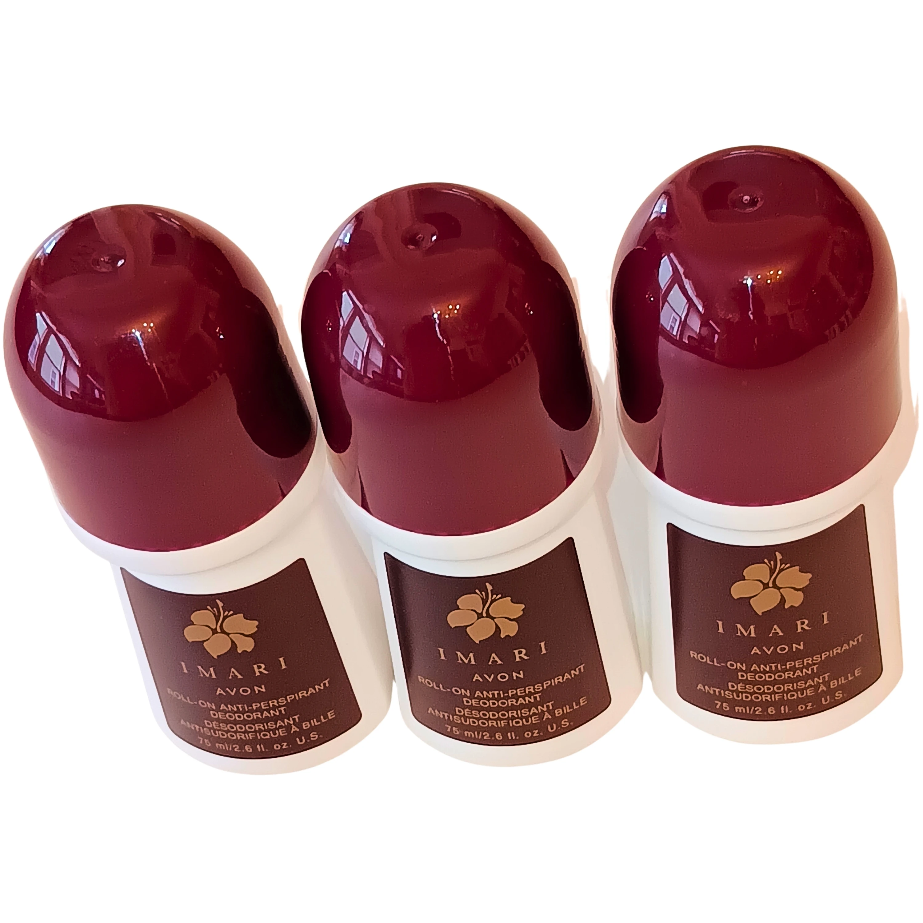Avon Wild Country & Imari Roll-On Anti-Perspirant Deodorant - 3 & 6 Pack Value Bundles - 2.6 fl. oz. Unisex Long-Lasting Protection