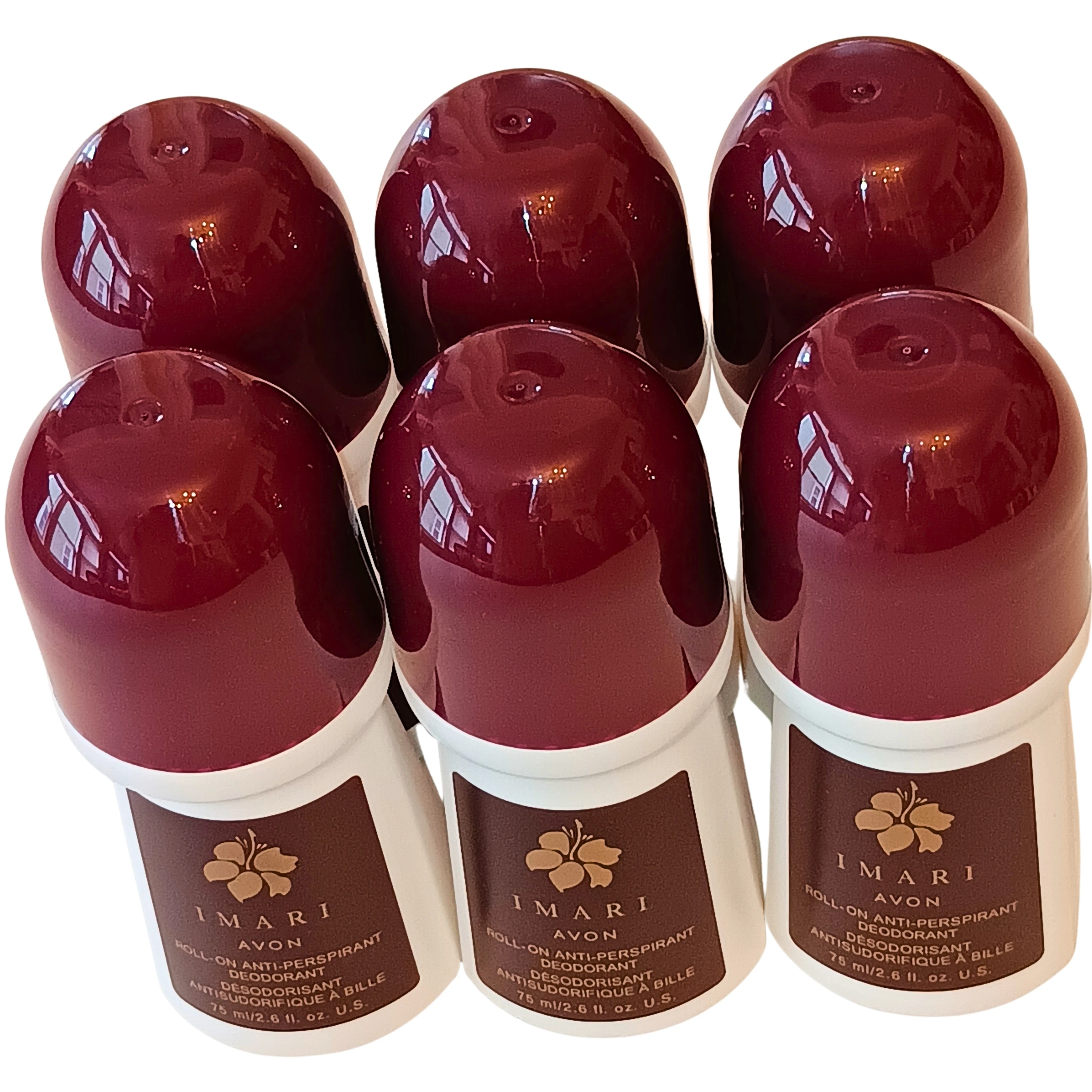 Avon Wild Country & Imari Roll-On Anti-Perspirant Deodorant - 3 & 6 Pack Value Bundles - 2.6 fl. oz. Unisex Long-Lasting Protection
