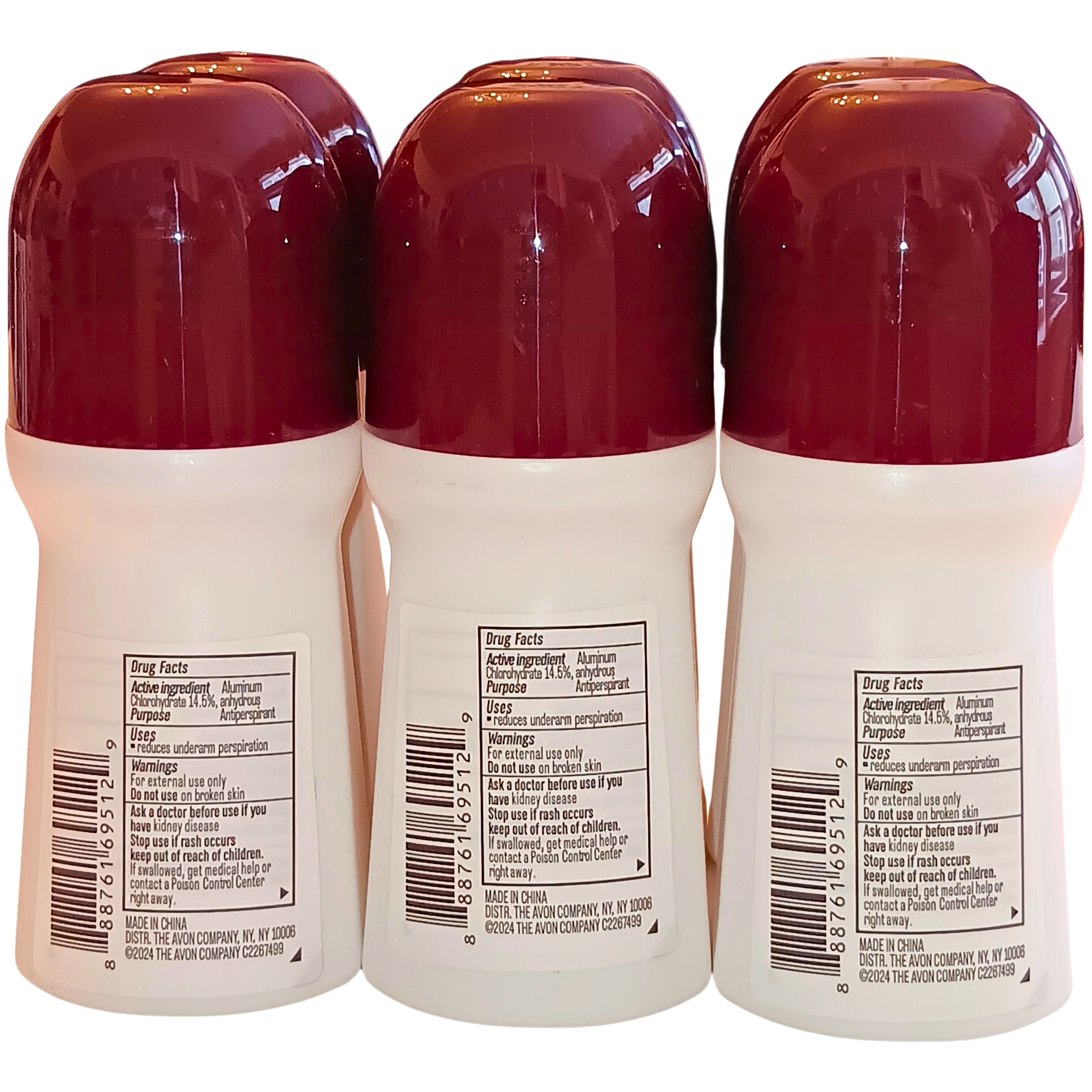 Avon Wild Country & Imari Roll-On Anti-Perspirant Deodorant - 3 & 6 Pack Value Bundles - 2.6 fl. oz. Unisex Long-Lasting Protection