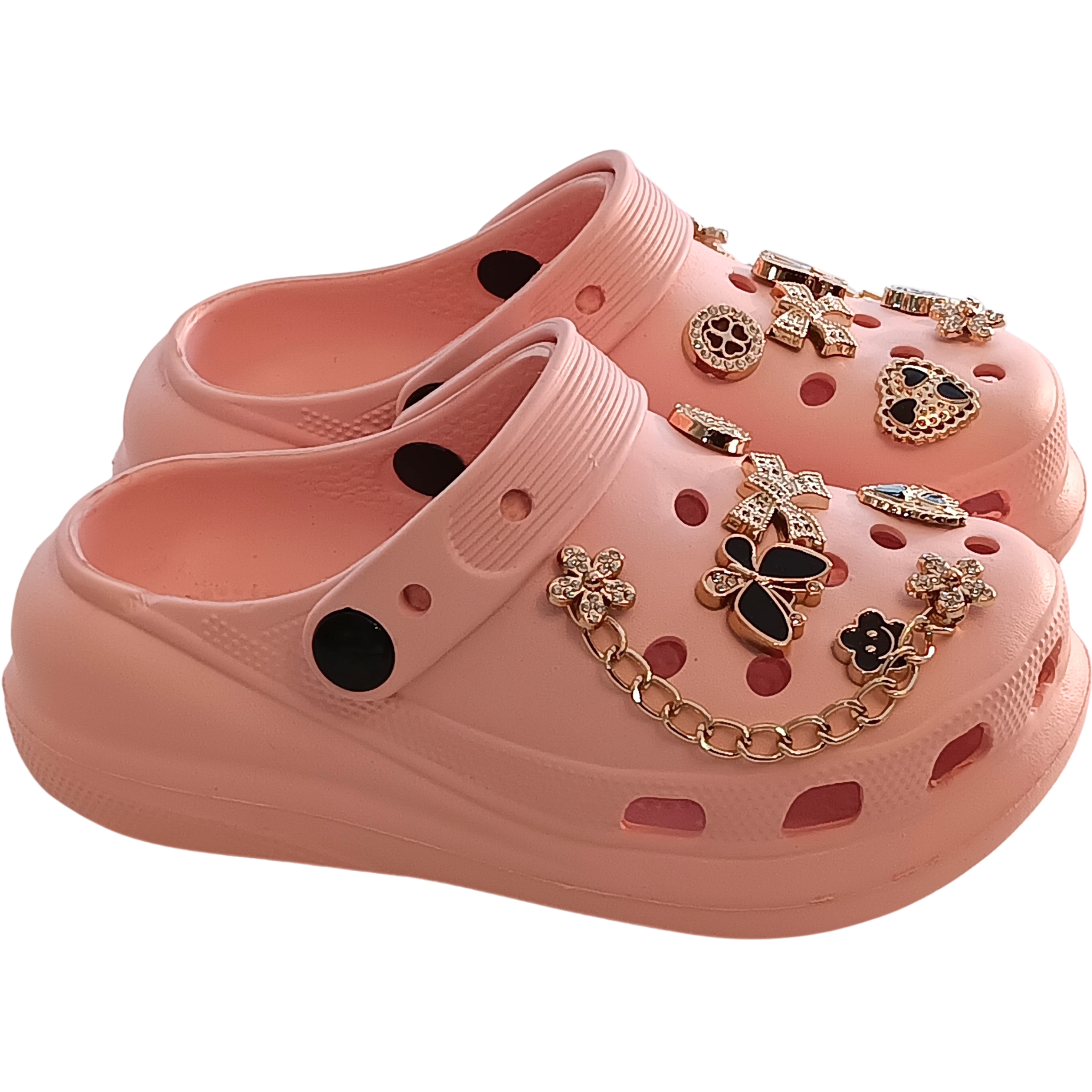 Loonyx Girl's Clog Slippers Light Pink