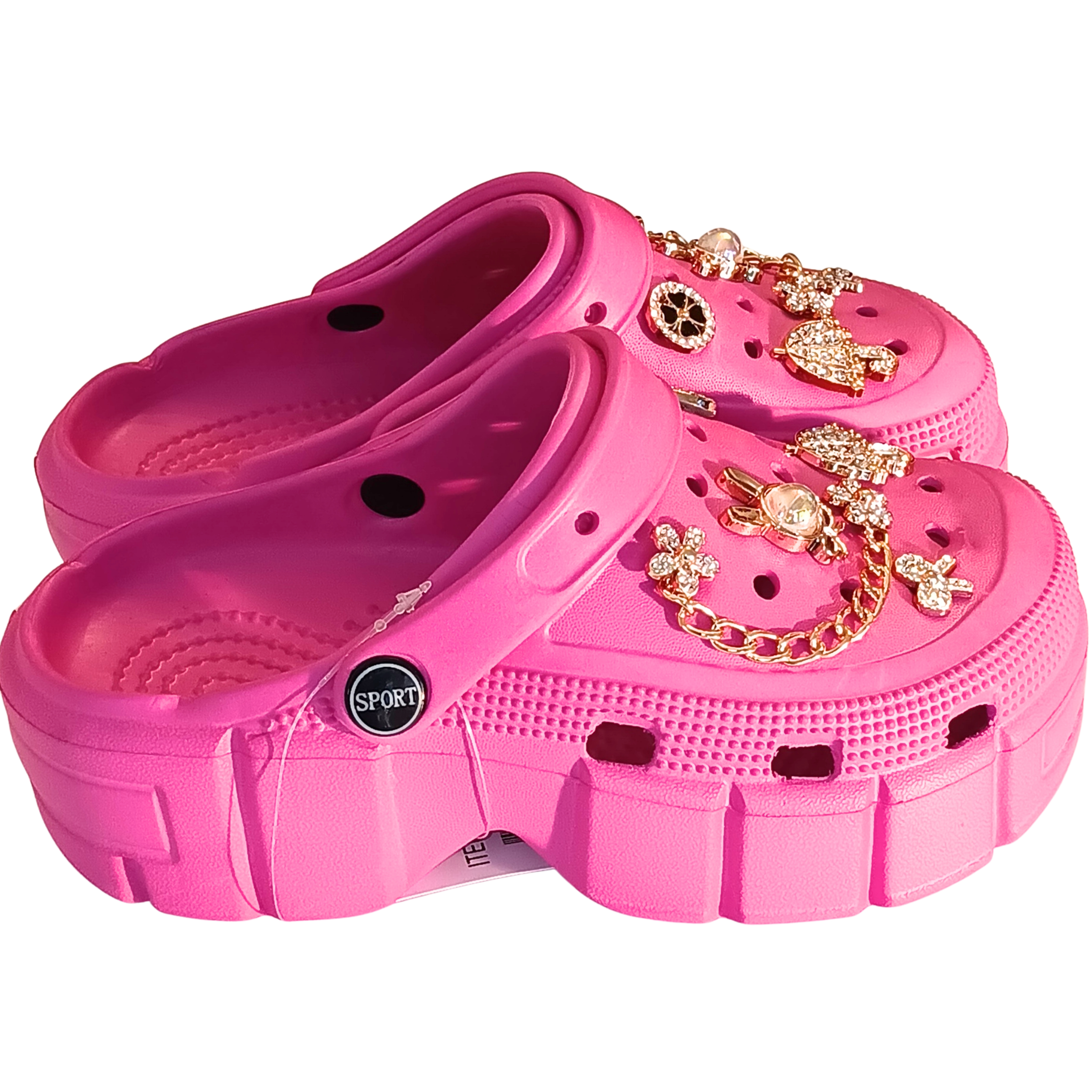 Loonyx Girl's Clog Slippers Pink