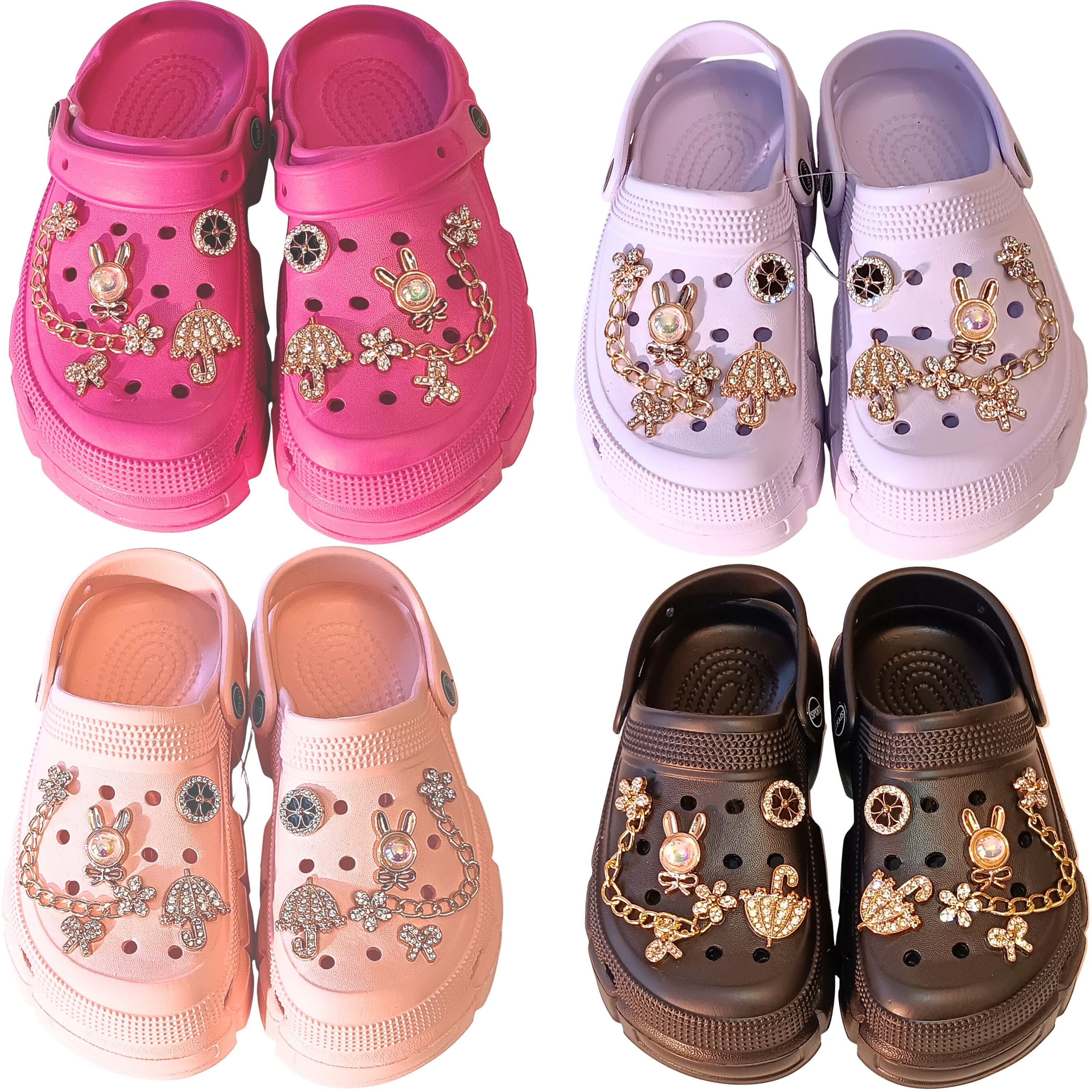 Loonyx Girl's Clog Slippers Variariations