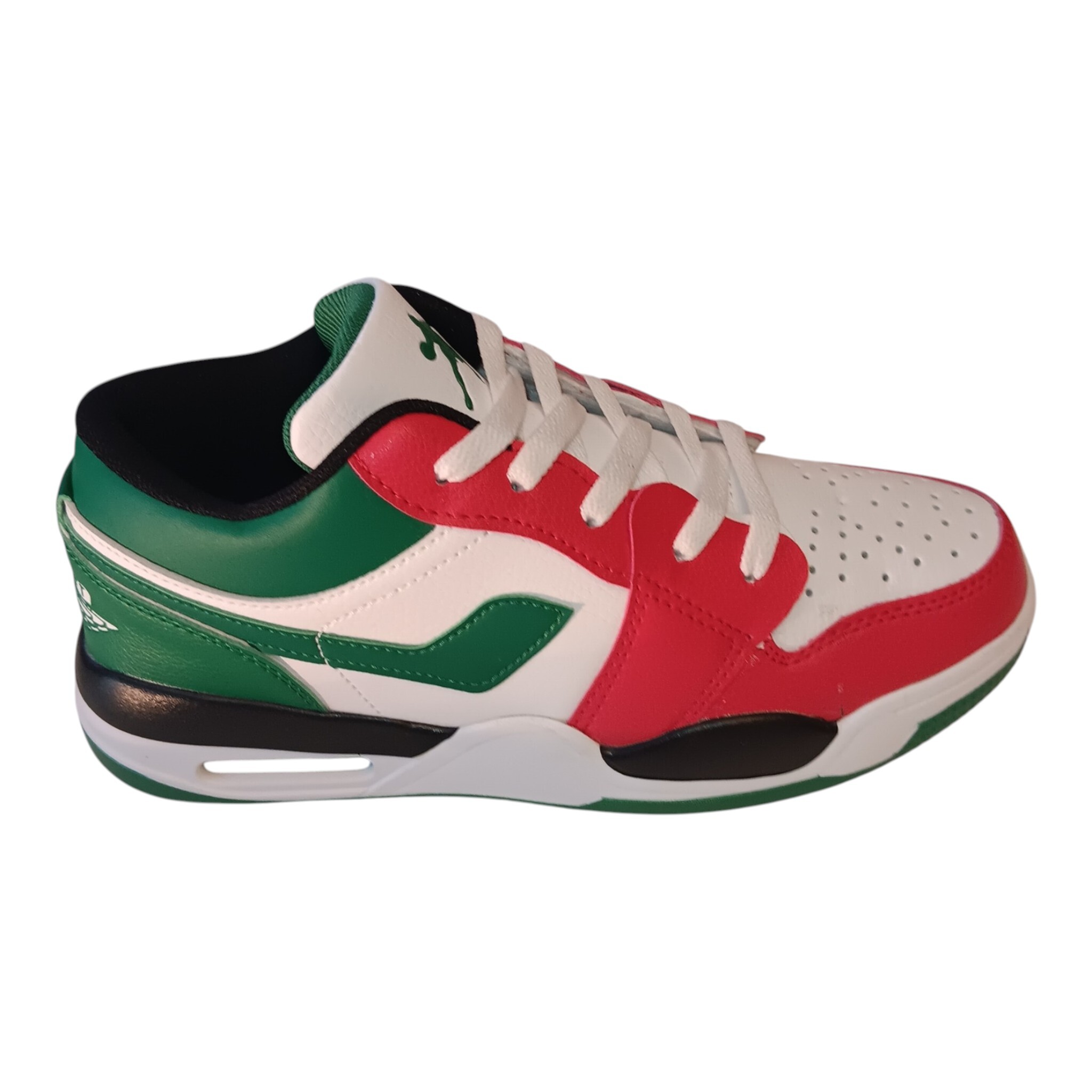 Air Sport Urban Retro Sneakers White/Black/Red/Green