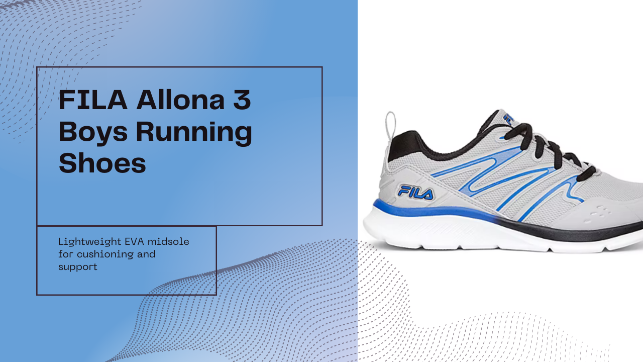 FILA Allona 3 Boys Running Shoes