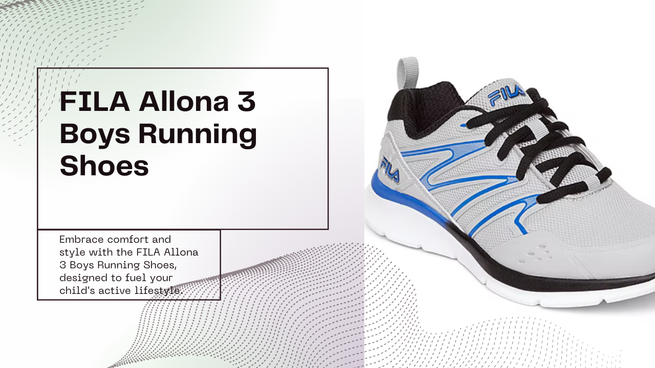 FILA Allona 3 Boys Running Shoes