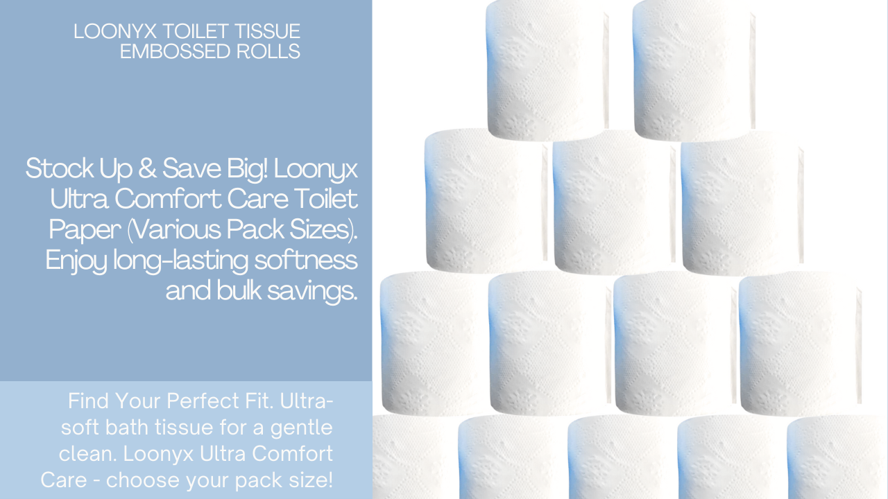 Loonyx Embossed Rolls Toilet Paper