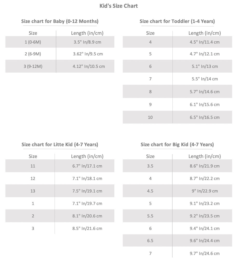 Thereabouts Little & Big Girls Reese Combat Boots Size Chart