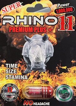 RHINO: RHINO 11 1,000,000 Premium Plus Male Enhancement Pills