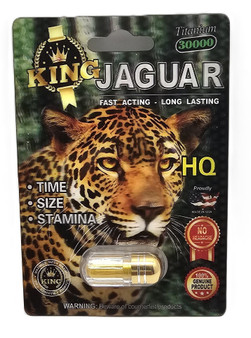 King Jaguar Titanium 30000 Male Performance Pill