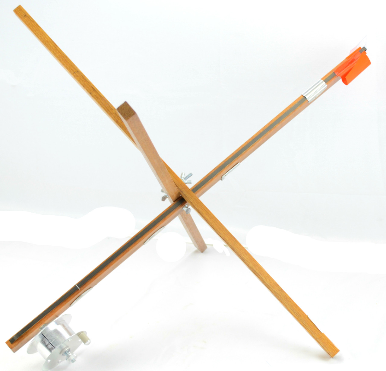 EXPLORER WOOD STICK TIP-UP W/ 500' METAL SPOOL W/ DRAG - ICEFISH.com