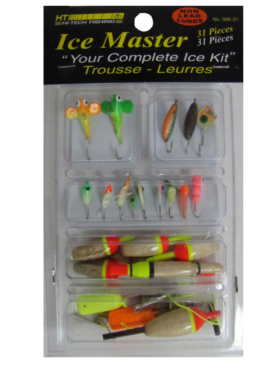 HT COMPLETE ICE MASTER LURE KIT 31 PC.