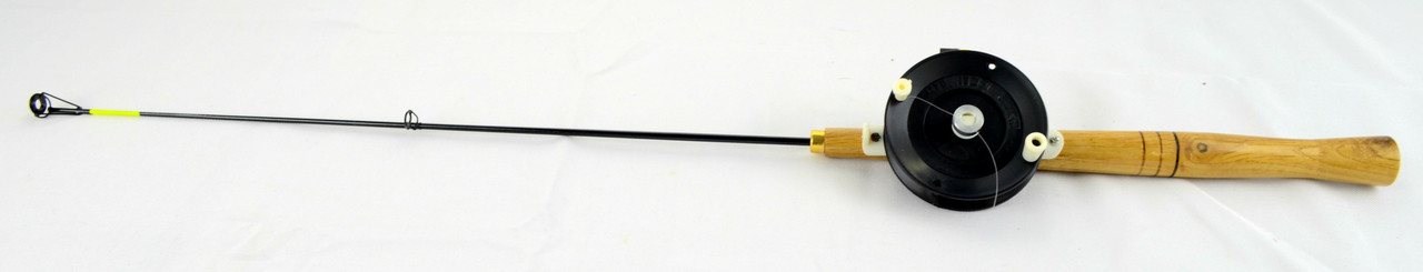 HT Little Jigger Wood Pre-Rigged Jig Pole 