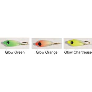 #10 LUNAR LURES 3/PK ASSORTED 1/EA GLOW ORANGE/GLOW WHITE/GLOW CHARTRUESE #10 LUNAR LURES 3/PK ASSORTED 1/EA GLOW ORANGE/GLOW WHITE/GLOW CHARTRUESE