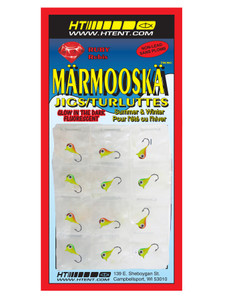 MARMOOSKA RUBY JIG 12/CARD SIZE 12 HOOK ASSORTED MARMOOSKA RUBY JIG 12/CARD SIZE 12 HOOK ASSORTED
