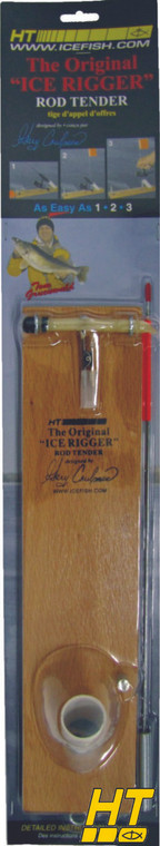 ICE RIGGER - ROD HOLDER WITH FLAG BITE SIGNAL - ICEFISH.com