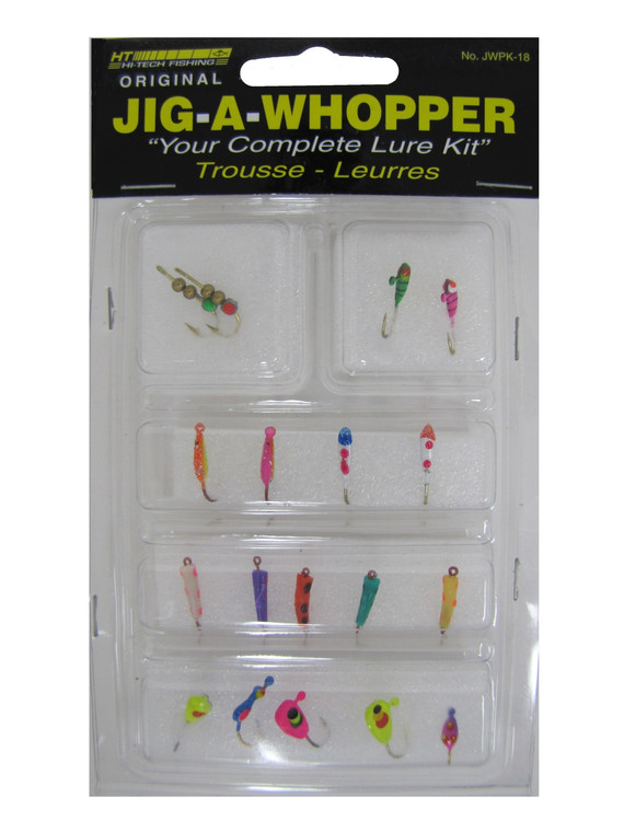 JIG-A-WHOPPER 18 PIECE PANFISH LURE KIT ASSORTED