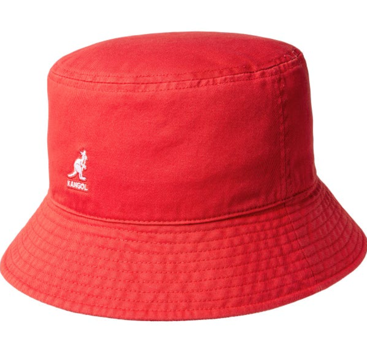KANGOL | WASHED BUCKET HAT | RED 