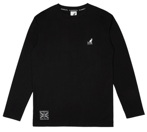 KANGOL | CORE LONG SLEEVE TSHIRT| BLACK