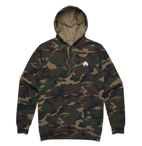 EMBROIDERED LOGO HOOD |  CAMO