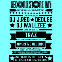 RECORD STORE DAY - SAT 23 APRIL 