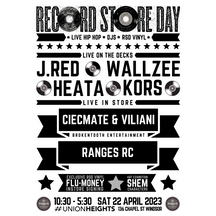 RECORD STORE DAY SAT 22 APRIL 2023