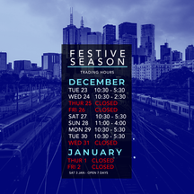 FESTIVE SEASON TRADING HOURS 2025/26