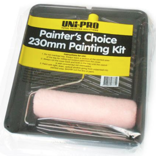 Uni-Pro Acrylic Painter's Choice Paint Roller Kit 230mm