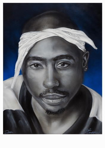 DEAN SUNDERLAND -  2PAC A3 print. Edition of 10 - UNFRAMED