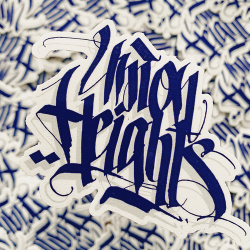UNION HEIGHTS CALLIGRAFFITI STICKER