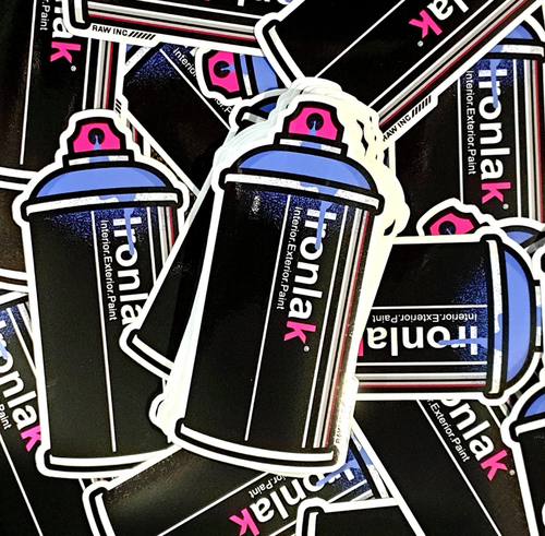 CLASSIC IRONLAK | 13cm sticker