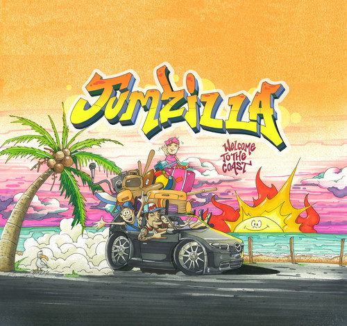 JUMZILLA – WELCOME TO THE COAST  (Orange vinyl)