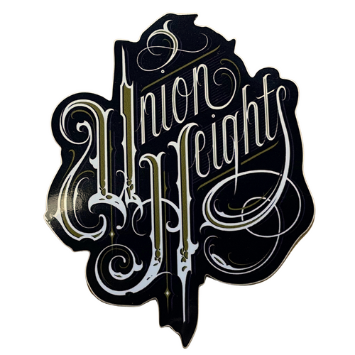 SIEGE | UNION HEIGHTS SCRIPT | STICKER